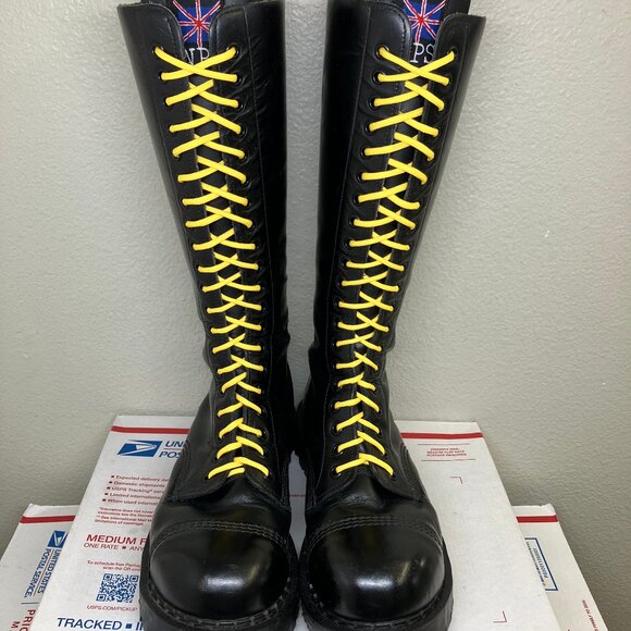 England Steel Toe NPS boots Wmns. US 8.5 solovair 20-eye gripfast dr. martens oi - Picture 12 of 16